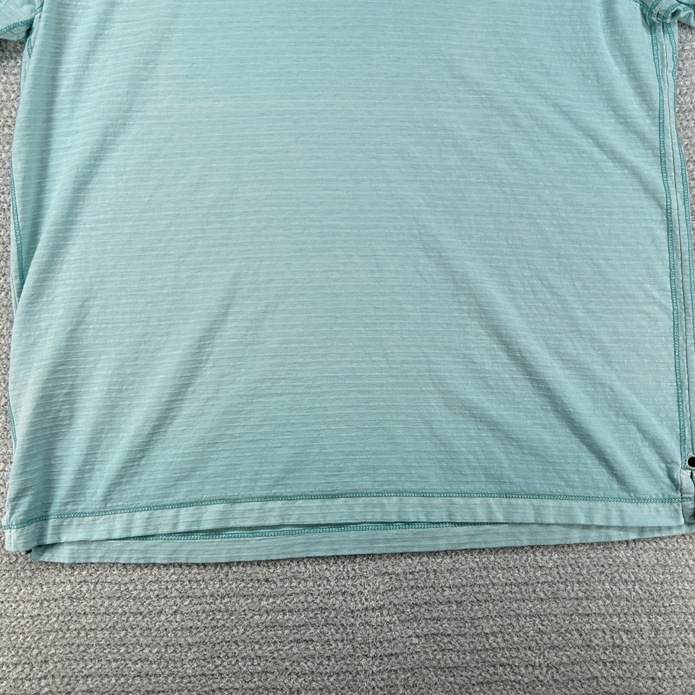 Tommy Bahama Shirt Men's Large Teal Blue Cirrus Coast Polo Casual Golf Stretch - Picture 5 of 10